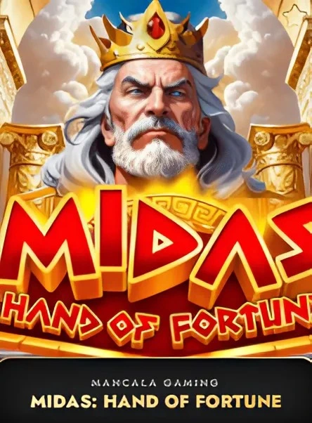 Midas Hand of Fortune – rey Midas con corona y oro