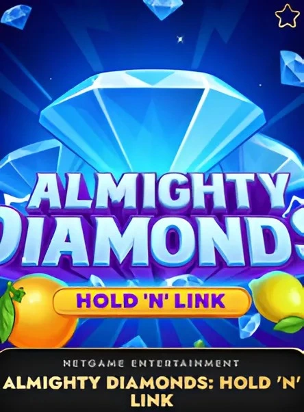 Almighty Diamonds con diamantes brillantes y opción Hold 'n' Link