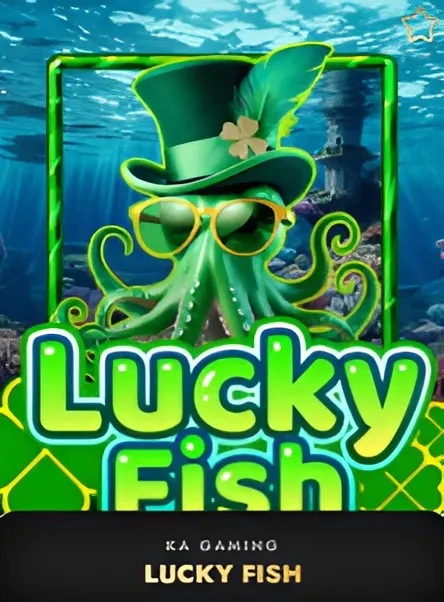 Juego Lucky Fish con pez pulpo y sombrero verde de la suerte